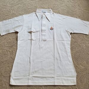 Vintage Pickering Sportswear Brandermill Logo Cream Polo Size Medium NWOT